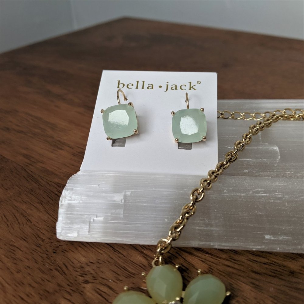 💚 Statement Necklace Bracelet Earring SET - Picture 12 of 16